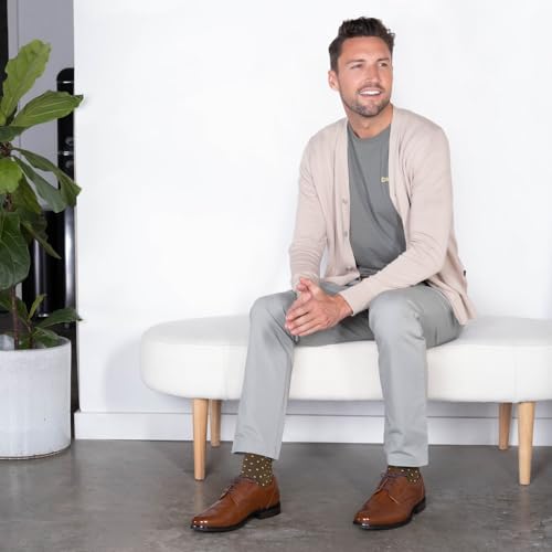 Dockers Wide Widths Tan Cap Toe Oxford Shoe