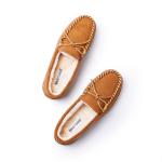 Minnetonka Men's Hardsole Pile Lined Slipper, Brown, Size 10