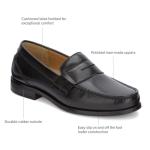 Dockers Black Colleague Loafers for Men Size 12