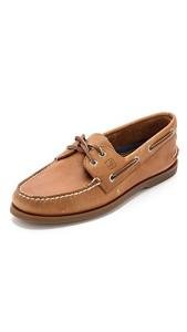 Sperry Men's 2-Eye Boat Shoe, Sahara, Size 11