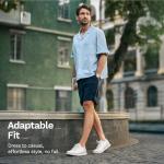 White Bruno Marc Men's Lightweight Oxfords Sneakers, Size 11