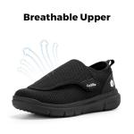 FitVille Men's Extra Wide Slip-On Shoes for Comfort