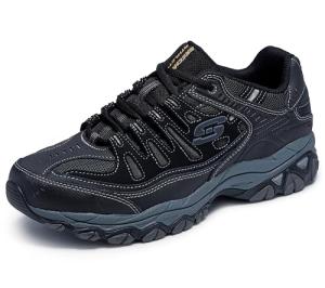 Skechers Men's After Burn Memory Fit Sneakers - Black