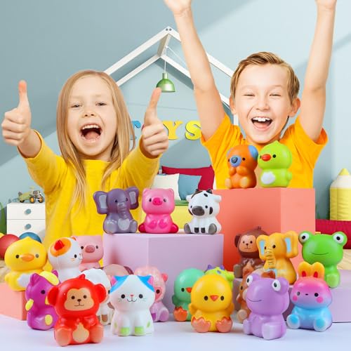 24PCS Animal Squishy Toys for Kids Party Favors