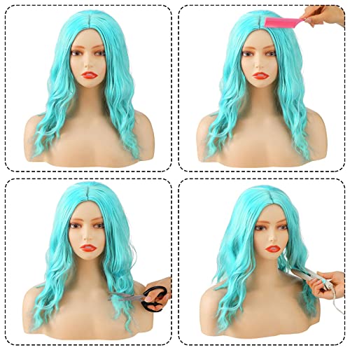 Neon Wigs and Sunglass Set for Bachelorette Party