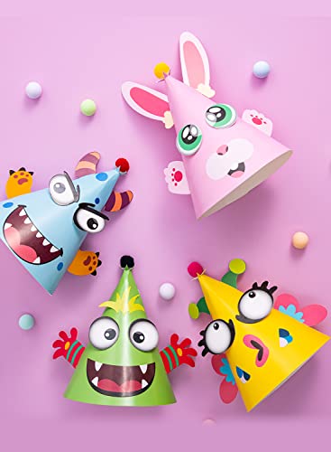 12 Sets Cute Animal Theme Party Hats for Kids