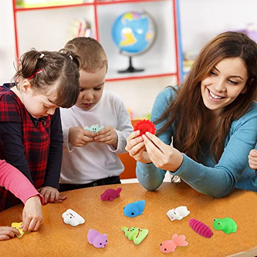 30 Pack Cute Mochi Squishies Party Favors Set
