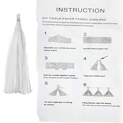 Green Tassel Garland Banner Party Decor for Celebrations