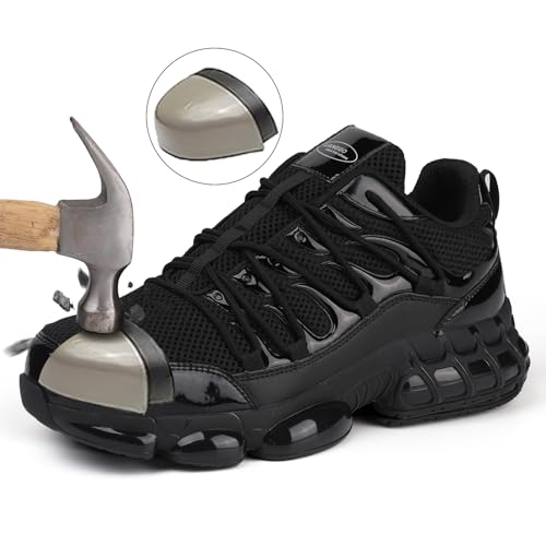 Unisex Lightweight Steel Toe Safety Shoes for Work
