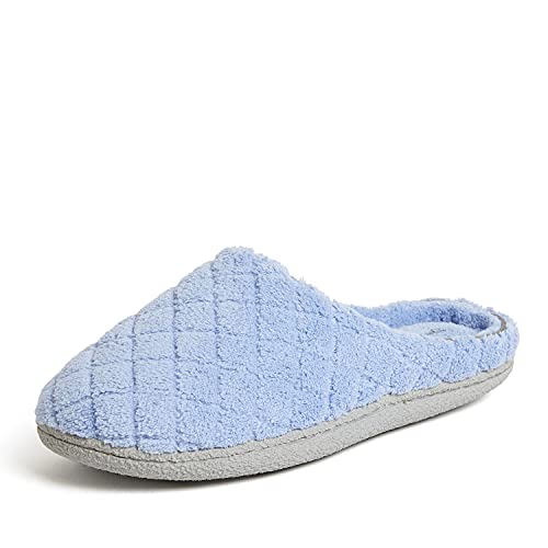 Dearfoams Leslie Memory Foam Clog, Wide Widths, Iceberg