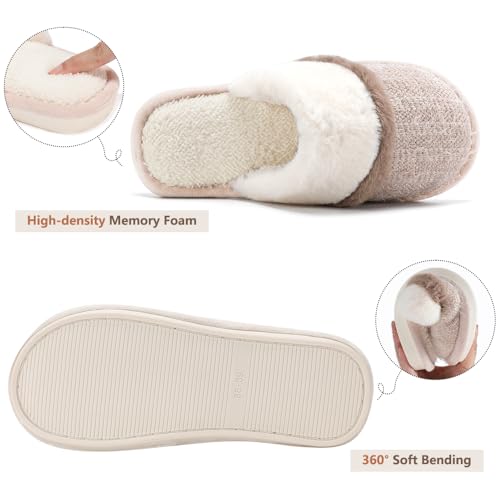 Women's Cozy Indoor/Outdoor Memory Foam House Slippers Gift