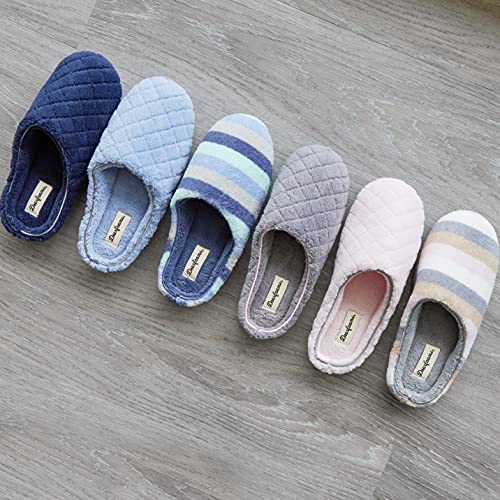 Dearfoams Leslie Memory Foam Clog, Wide Widths, Iceberg