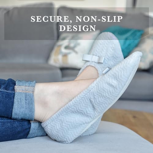 Isotoner Women's Chevron Ballerina - Breathable Chic Stylish