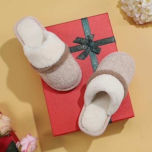 Women's Cozy Indoor/Outdoor Memory Foam House Slippers Gift