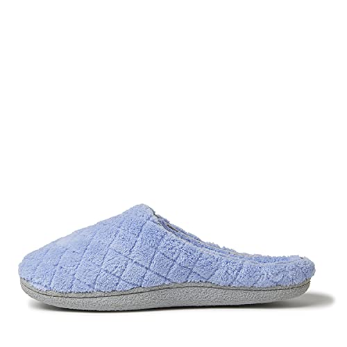 Dearfoams Leslie Memory Foam Clog, Wide Widths, Iceberg