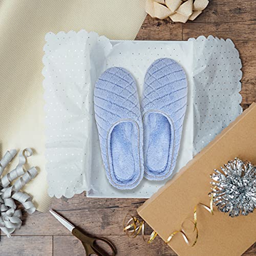 Dearfoams Leslie Memory Foam Clog, Wide Widths, Iceberg