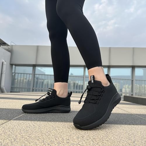 AEHAO Women's Non-Slip Waterproof Kitchen Sneakers - Black