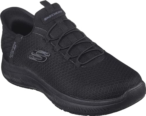 Skechers Women's Slip-On Summits Sr Food Service Shoes, Black