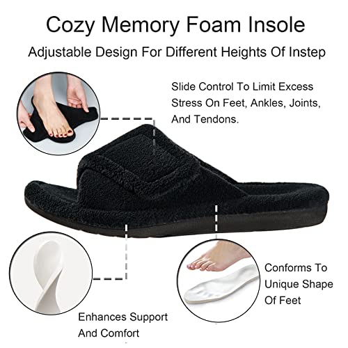 GRITHEIM Women's Orthotic Arch Support Fuzzy Slippers