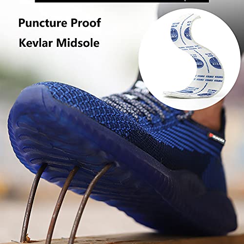 SUADEX Indestructible Lightweight Steel Toe Sneakers for Women