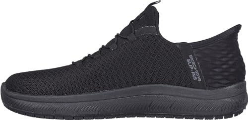 Skechers Women's Slip-On Summits Sr Food Service Shoes, Black