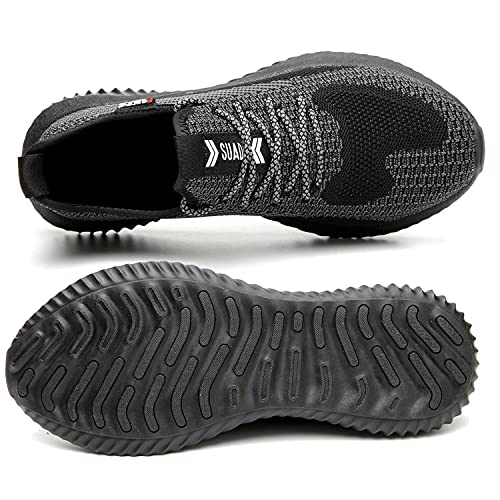SUADEX Indestructible Lightweight Steel Toe Sneakers for Women