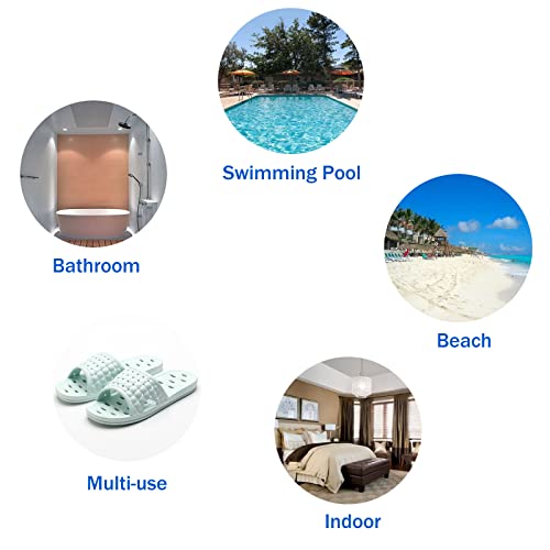 COZYAREA Non-Slip Bathroom Slides Women's Shower Shoes