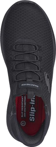 Skechers Women's Slip-On Summits Sr Food Service Shoes, Black
