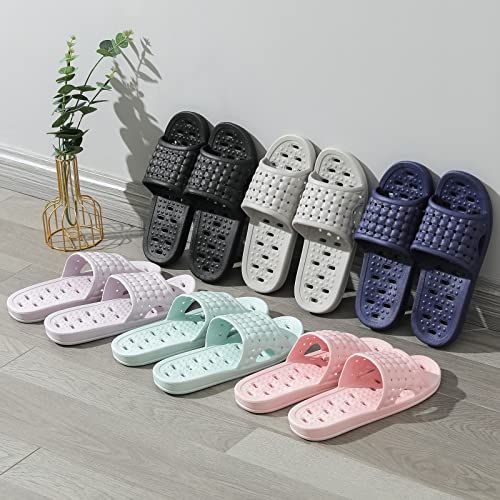 COZYAREA Non-Slip Bathroom Slides Women's Shower Shoes