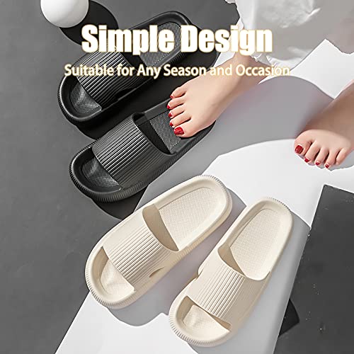 rosyclo Cloud Slides for Women, Pillow House Slippers