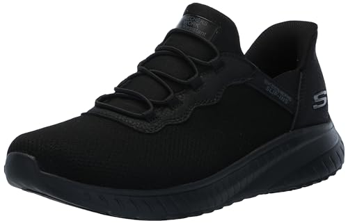 Black Skechers Women's Slip-On Food Service Shoes, Size 7.5