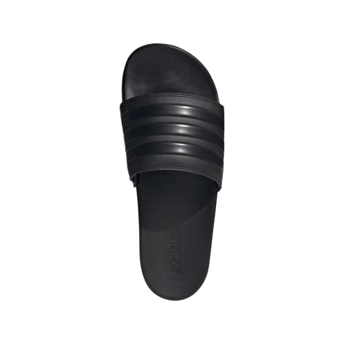 adidas Adilette Comfort Slides in Core Black - Size 10