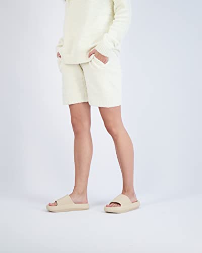 Feather Cloud Recovery Slide Sandals for Women - Vanilla