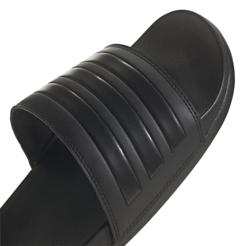 adidas Adilette Comfort Slides in Core Black - Size 10