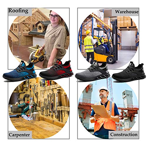 Indestructible Steel Toe Sneakers for Women - Lightweight Comfort