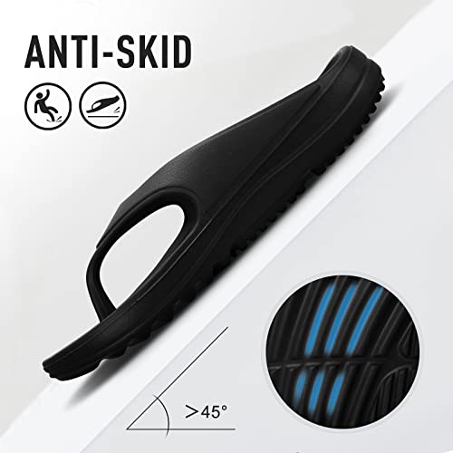 shevalues Orthopedic Sandals with Arch Support in Black