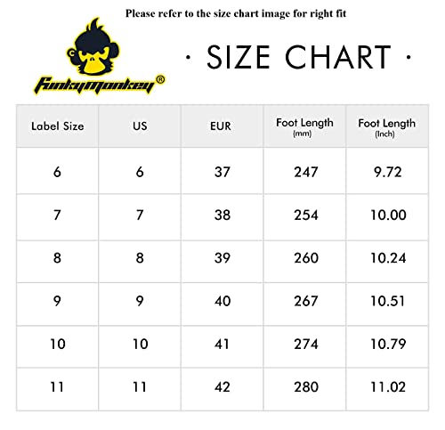 FUNKYMONKEY Women's Double Buckle Comfort Flat Sandals Black