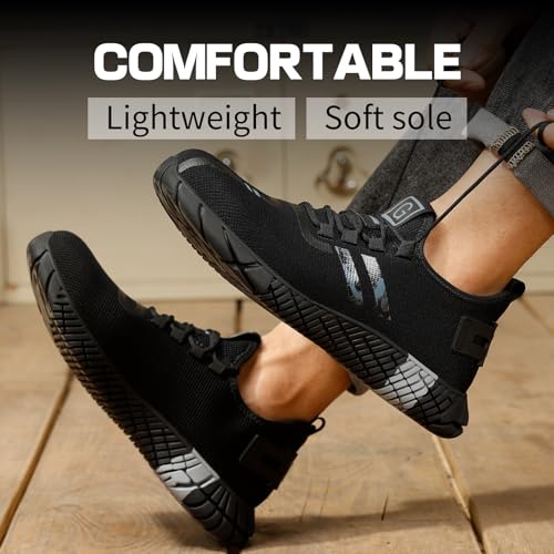 Women's Comfortable Lightweight Indestructible Steel Toe Safety Shoes