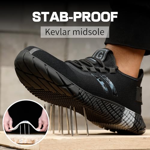 Women's Comfortable Lightweight Indestructible Steel Toe Safety Shoes