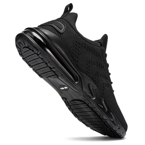 Black Slip Resistant Women's Work Sneakers - Size 9