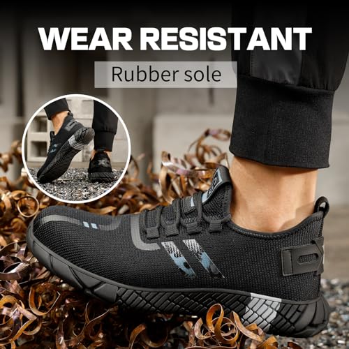 Women's Comfortable Lightweight Indestructible Steel Toe Safety Shoes