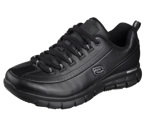 Skechers Black Sure Track Trickel Women's Shoes Size 8