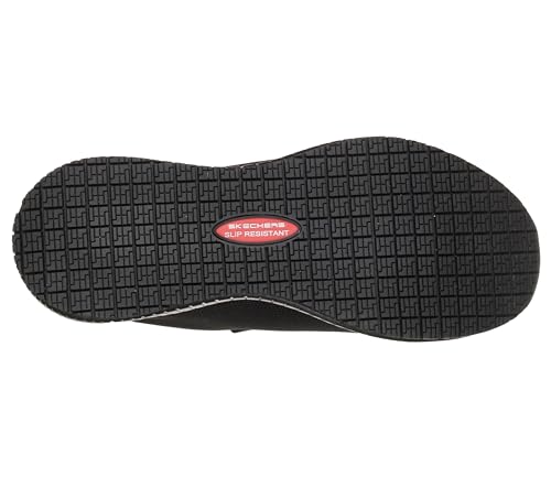 Skechers Women's Black Squad SR Shoes, Size 8.5