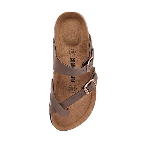 Luna Low Heel Slide Sandals: Brown, Size 8