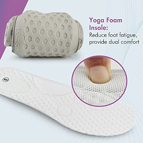 Hawkwell Women's White Slip-On Nursing Shoes, Size 8