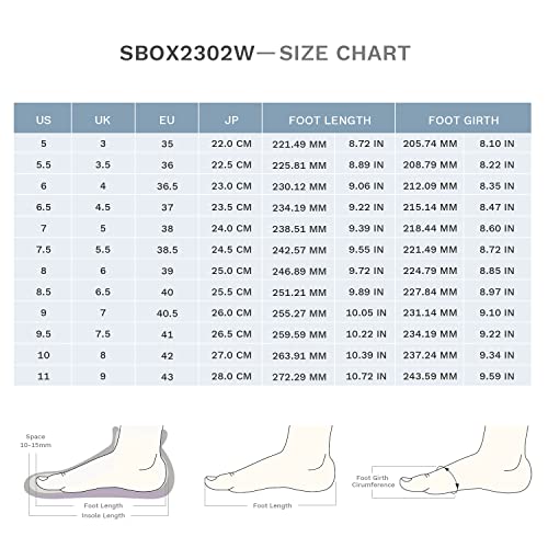 Bruno Marc Women's Black Wingtip Brogue Oxford Shoes