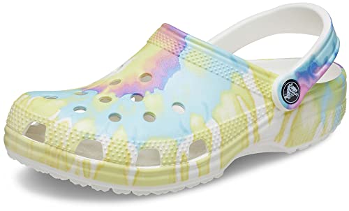 Pastel Tie Dye Crocs Clogs for Women/Men Size 10/8