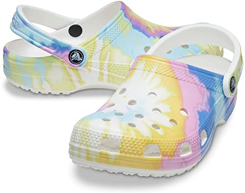 Pastel Tie Dye Crocs Clogs for Women/Men Size 10/8