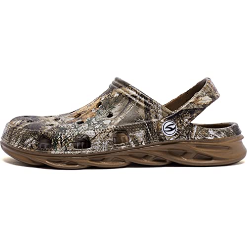 HOBIBEAR Women's Garden Clogs Sandals (Khaki Size 11.5)