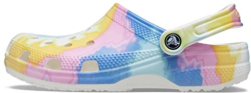 Pastel Tie Dye Crocs Clogs for Women/Men Size 10/8